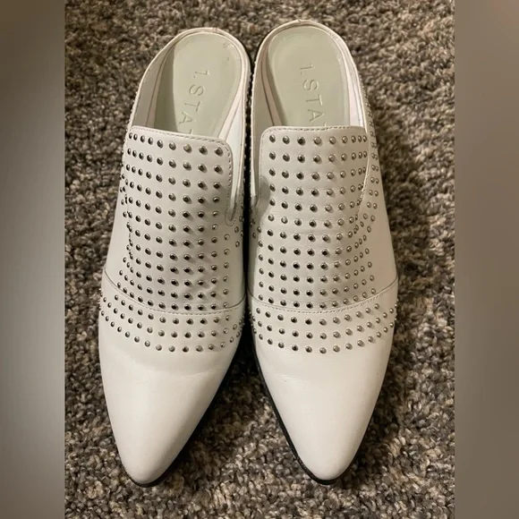 1.STATE WOMEN'S LON STUDDED SLIP-ON MULES - Picture 3 of 5